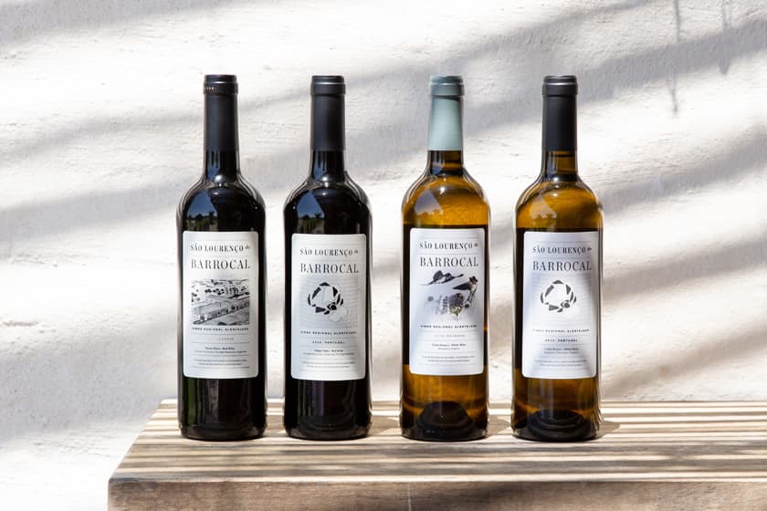 Barrocal wine selection — São Lourenço do Barrocal