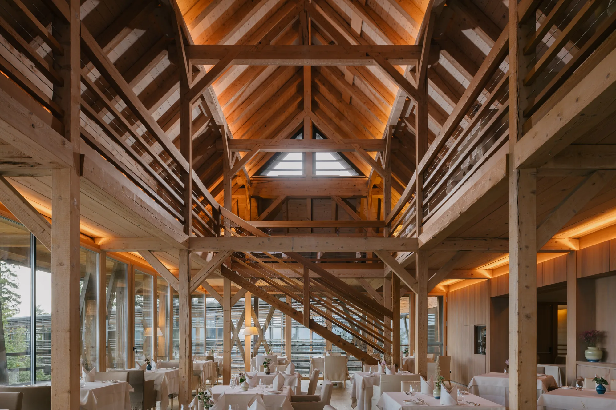 Seasonal South Tyrolean cuisine at Restaurant 1500, vigilius mountain resort.