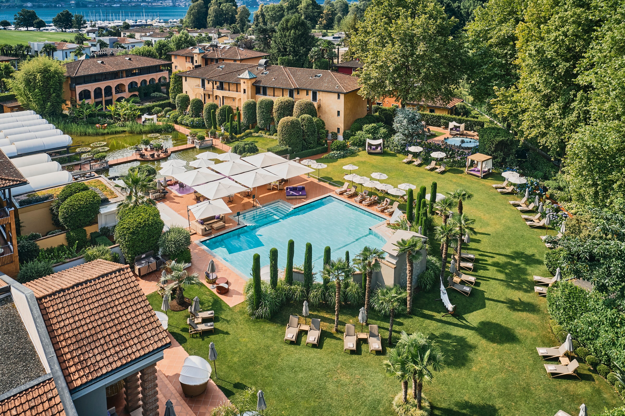 Giardino Ascona — Gartenanlage mit Seerosenteich