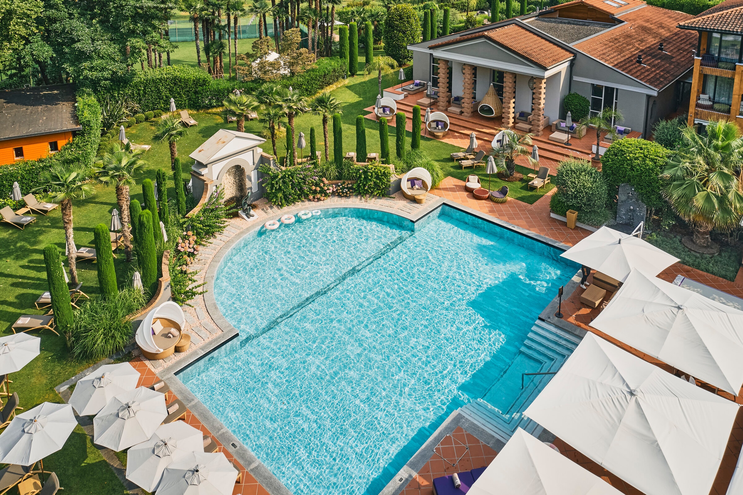 Giardino Ascona — Außenpool des dipiù Spa