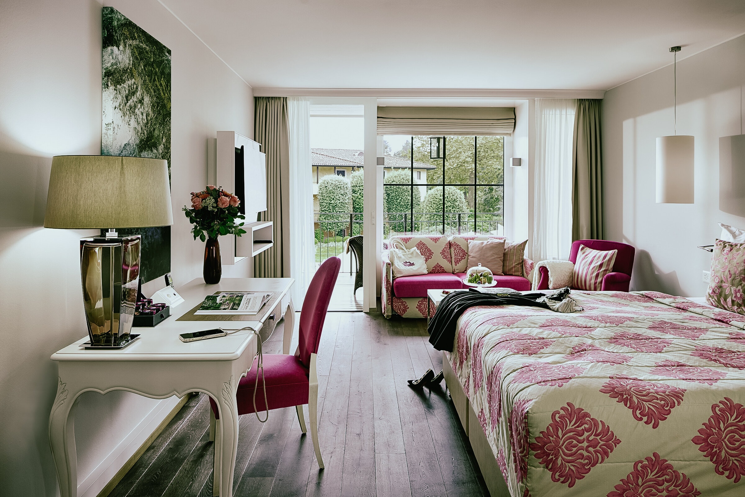 Giardino Ascona — Doppelzimmer mit warmem, südlichem Design
