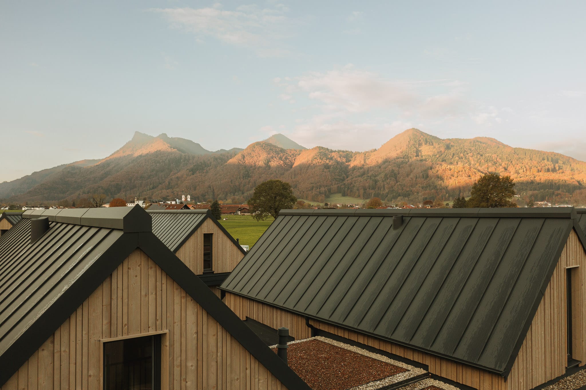 Agrad Chalets — the village beneath the Kampenwand