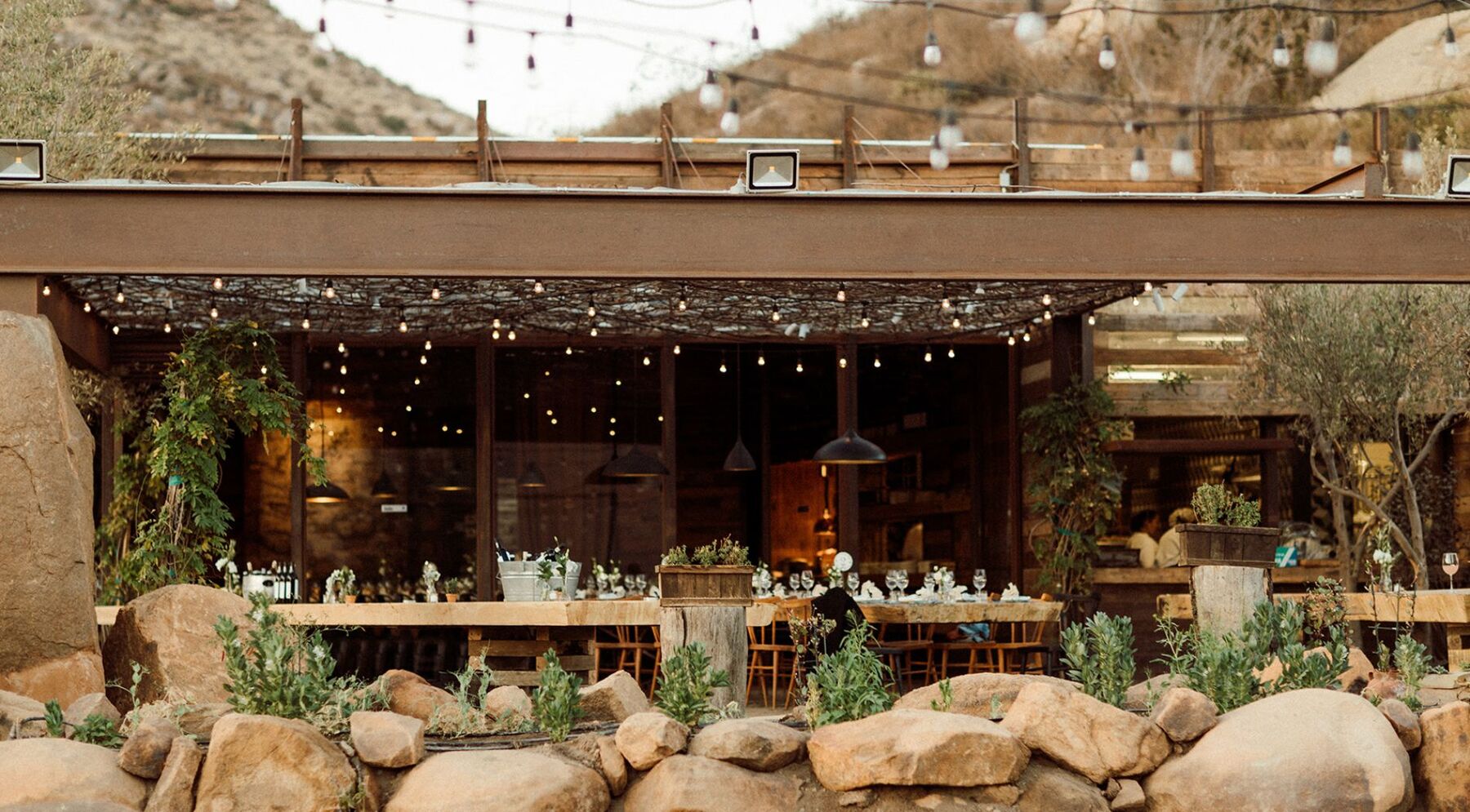 Fauna Restaurant at Bruma Wine Resort in Valle de Guadalupe, Baja California, Mexico.